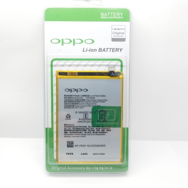 BATERAI BATRE BATTERY REALME 3 RMX1821 RMX1825 BLP693 ORIGINAL TULISAN REALME / OPPO