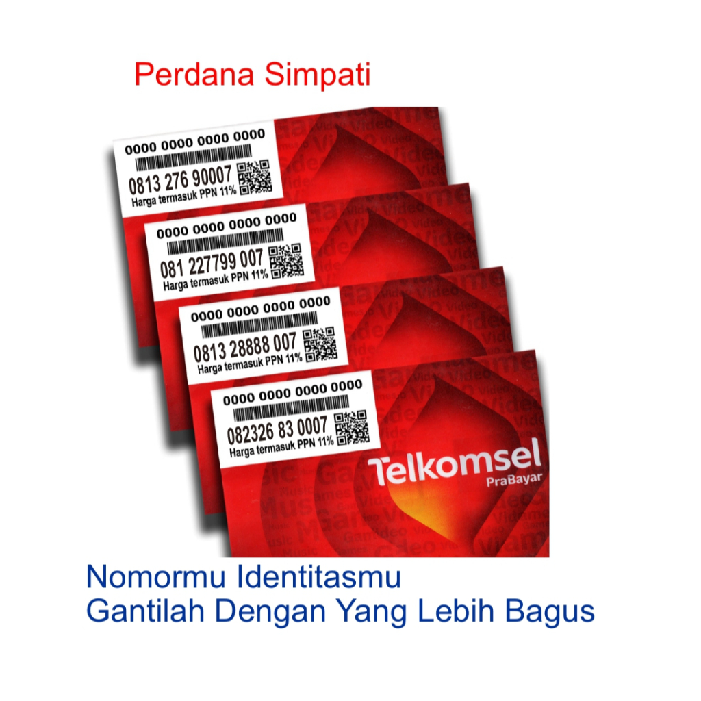 Nomor Cantik Simpati 007 0007 8888 Nomer Rapi Perdana Telkomsel Sempati 8888007