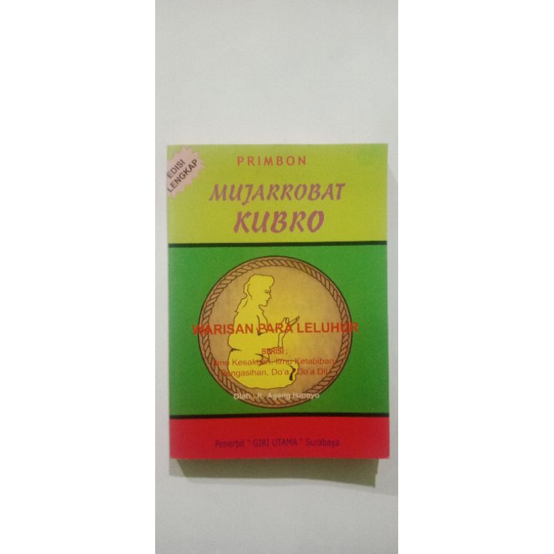 

Buku Primbon Mujarobbat Kubro Doa" Edisi Lengkap
