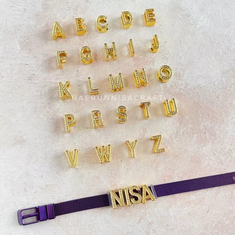 PROMO LIONTIN HURUF INISIAL LIONTIN UNTUK GELANG GESPER