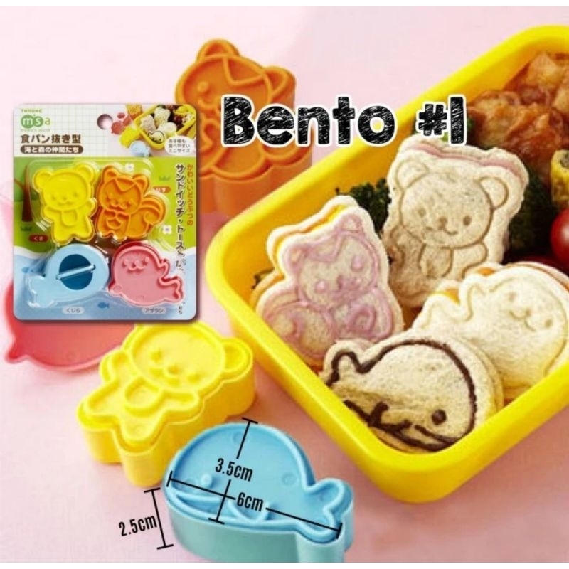 cetakan bento cetakan roti karakter