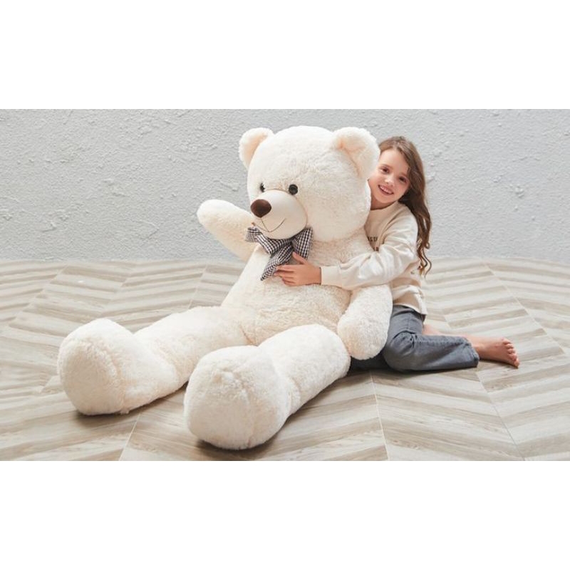 Boneka Teddy bear Jumbo Beruang Real Tinggi 2 meter SNIi