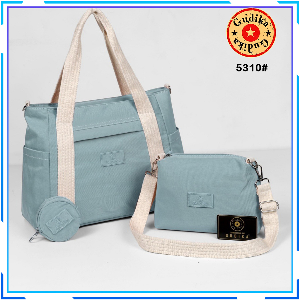 GUDIKA Bag 5310 // Tas Wanita Waterproof OOTD Harian Korea Style - Tas Selempang Anti Air Kekinian Import Original Terbaru - sling bag - shoulder bag - tas bahu - tas kulit - tas batam - tas pesta kondangan - tas jinjing