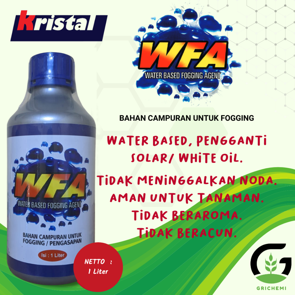 WFA 1 L PELARUT OBAT FOGGING RAMAH LINGKUNGAN PENGGANTI SOLAR