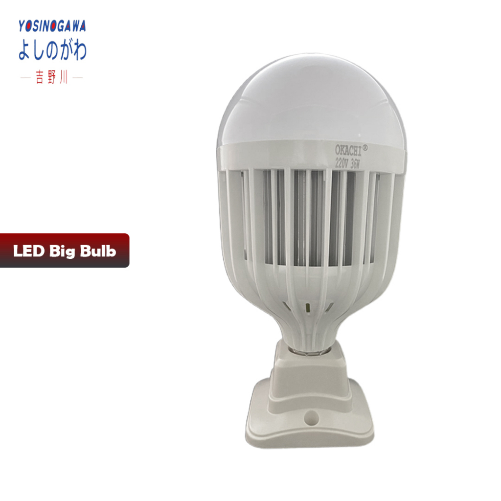 LAMPU OKACHI CUCI GUDANG LED Big Bulb White 18 Watt &amp; 50 Watt-YOSINOGAWA