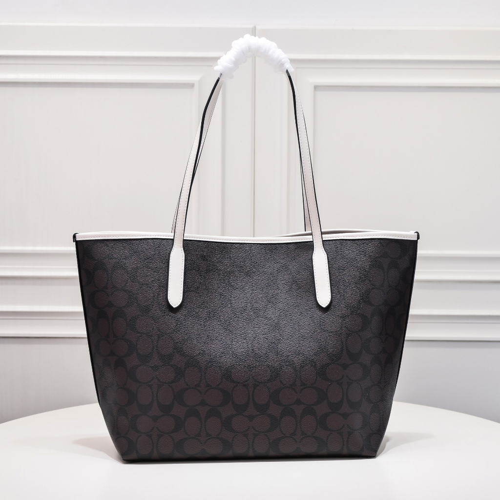 CB869 coach print style ladies shoulder bag tote shopping bag