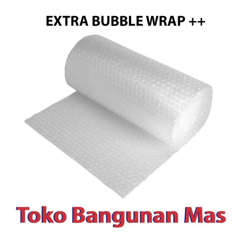 

Extra packing Bubble wrap untuk packing tambahan packing aman bubble