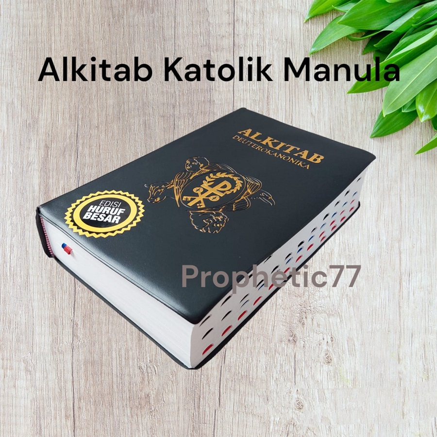 Alkitab Katolik Deuterokanonika Huruf Besar TB 2 062 TI DC XL LBI Orangtua Manula Lansia Extra Large Big Letter Alkitap Al Kitab Kitap Suci Terjemahan Baru 2 2023