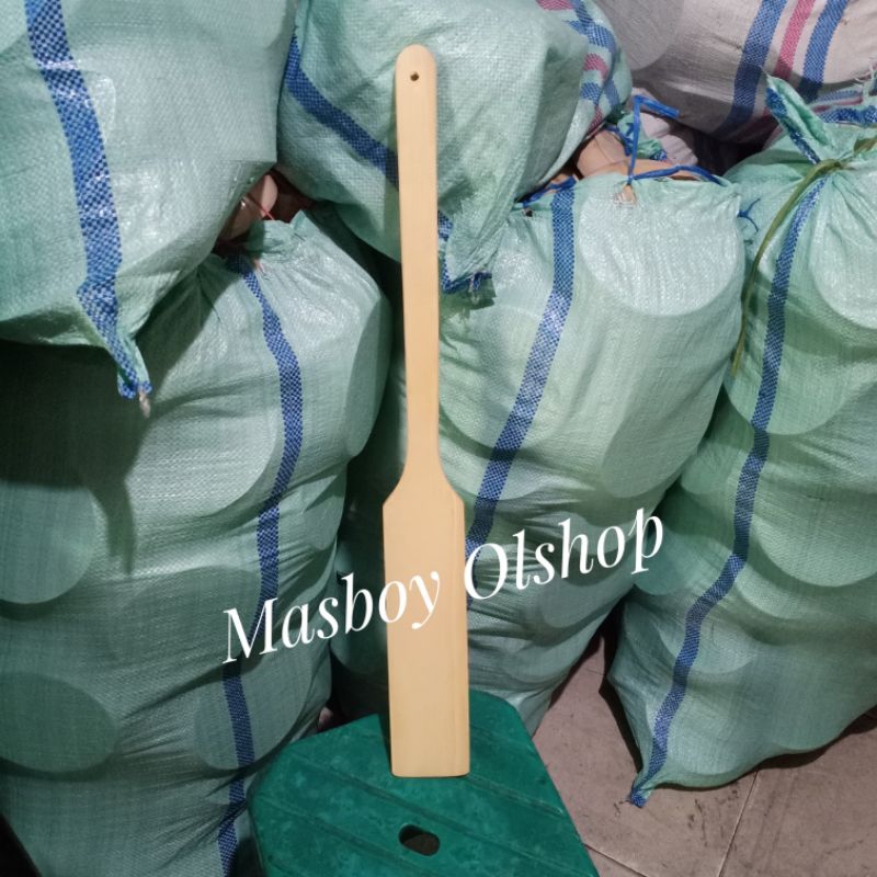 Sodet Kayu Jumbo / Dayung Aduk Nasi / Dayung Dodol / Panjang 68 cm