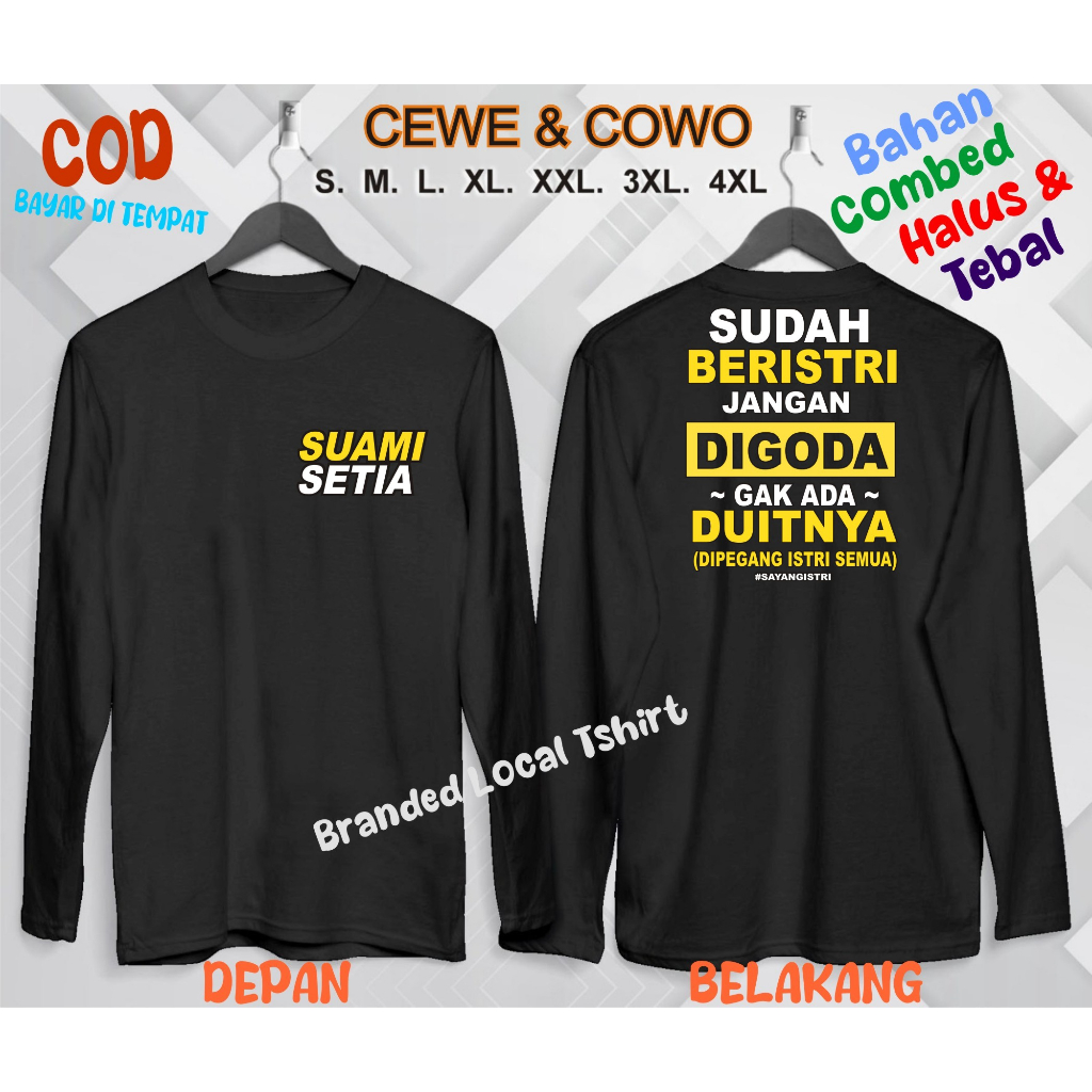 Terviral Kaos dtf db Suami setia KAOS MURAH  Kaos Putih Hitam Kaos Terlaris