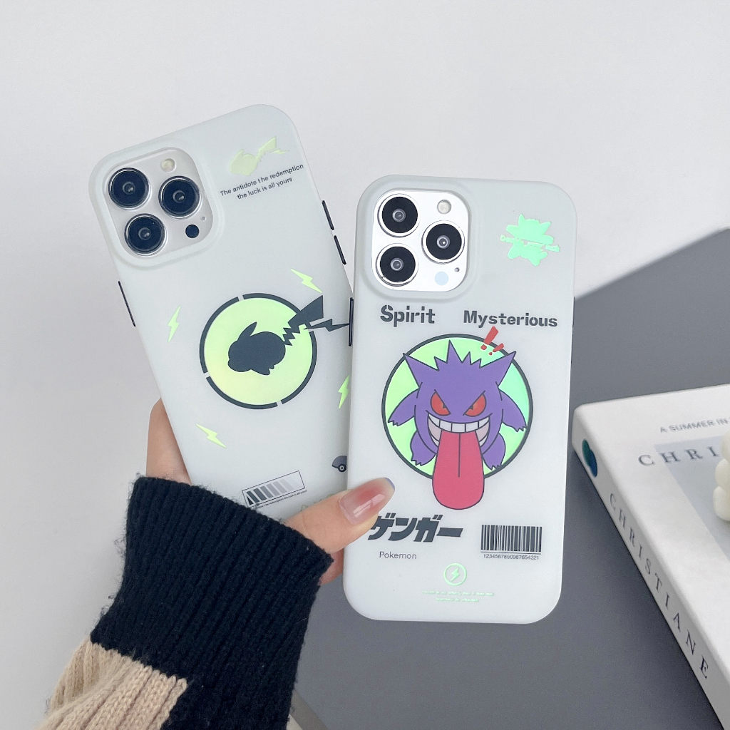 PREMIUM  Iphone Case Anime Series Pokemon - Pikachu Gengar | REASONABLE PRICE 