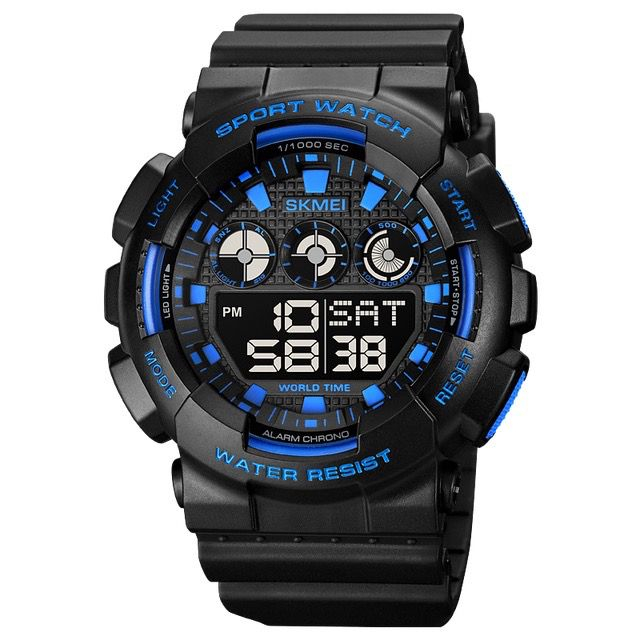 Jam Tangan Pria Digital SKMEI 1857 Original Anti Air Sport Watch