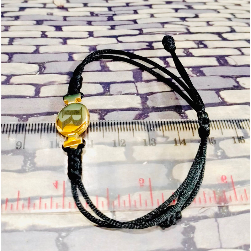 gelang huruf titaniun anti luntur