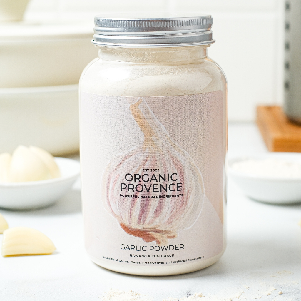 Garlic Powder Organic Provence - Bawang Putih Tunggal Bubuk Organik - BIG SIZE 160GR