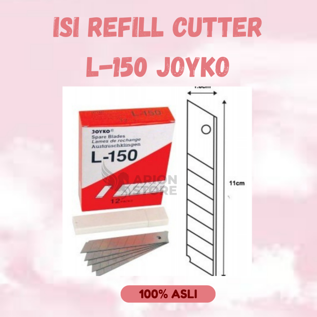 

[ARION STORE] Refill Cutter Joyko (ukuran L-150 A-100) / Isi Cutter Joyko [PCS]