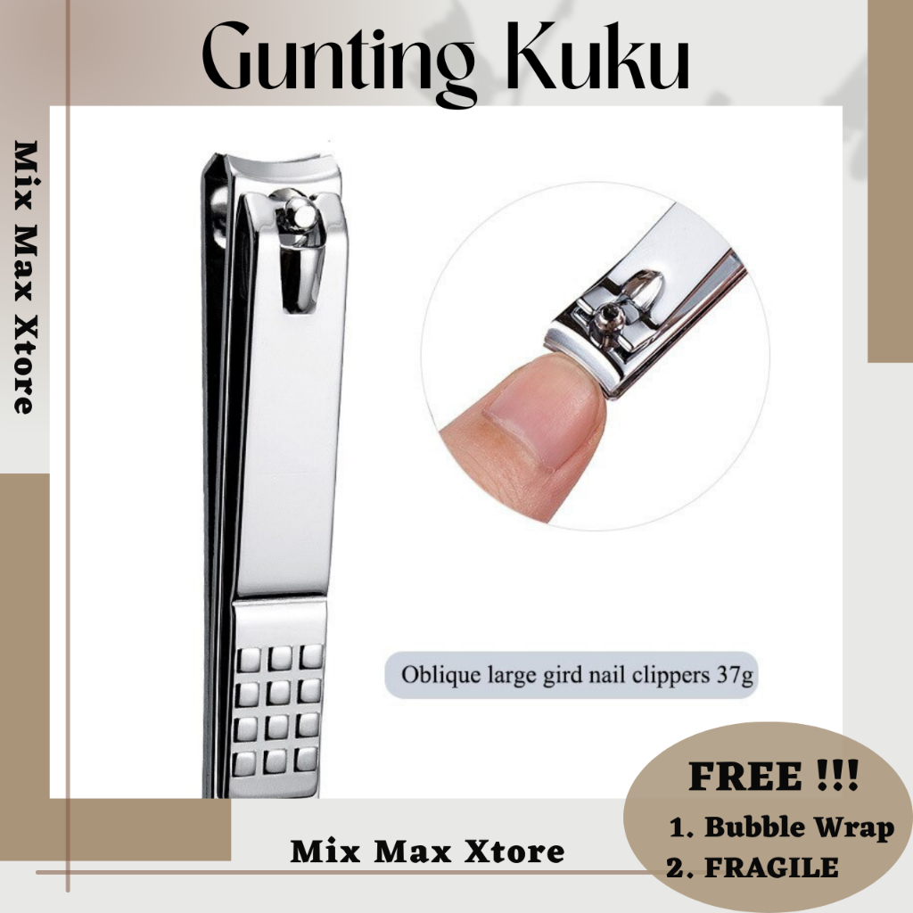 Gunting Kuku Manicure Pedicure Professional KNIFEZER - Silver