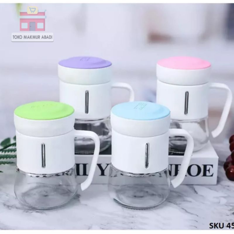 Botol Mug Gelas Kaca Tumbler 400ml