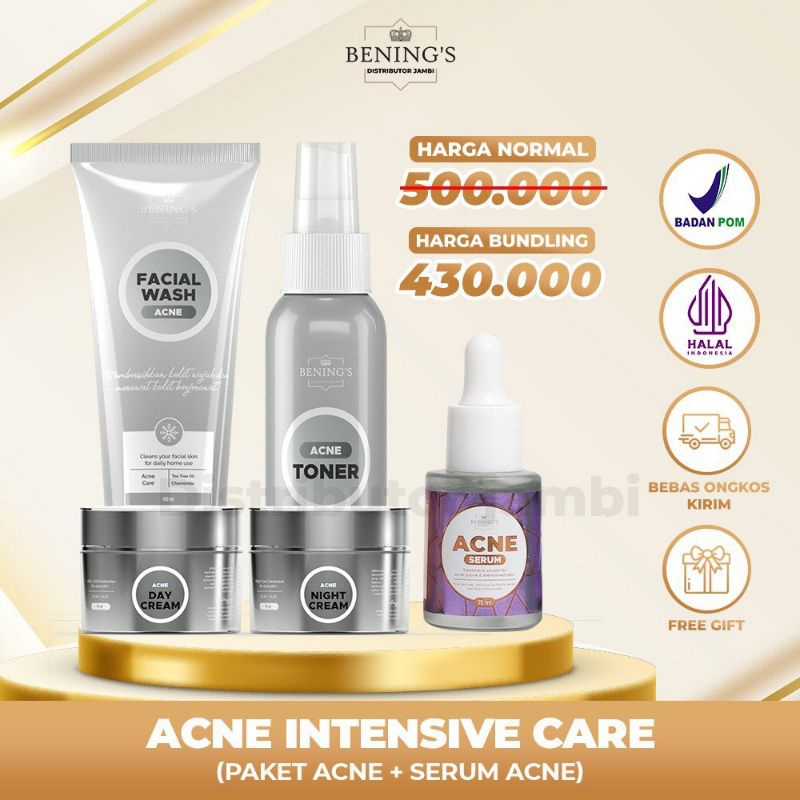 ACNE SKINCARE + SERUM ACNE SALE!! BENING’S dr. OKY PRATAMA (acne intensive care)