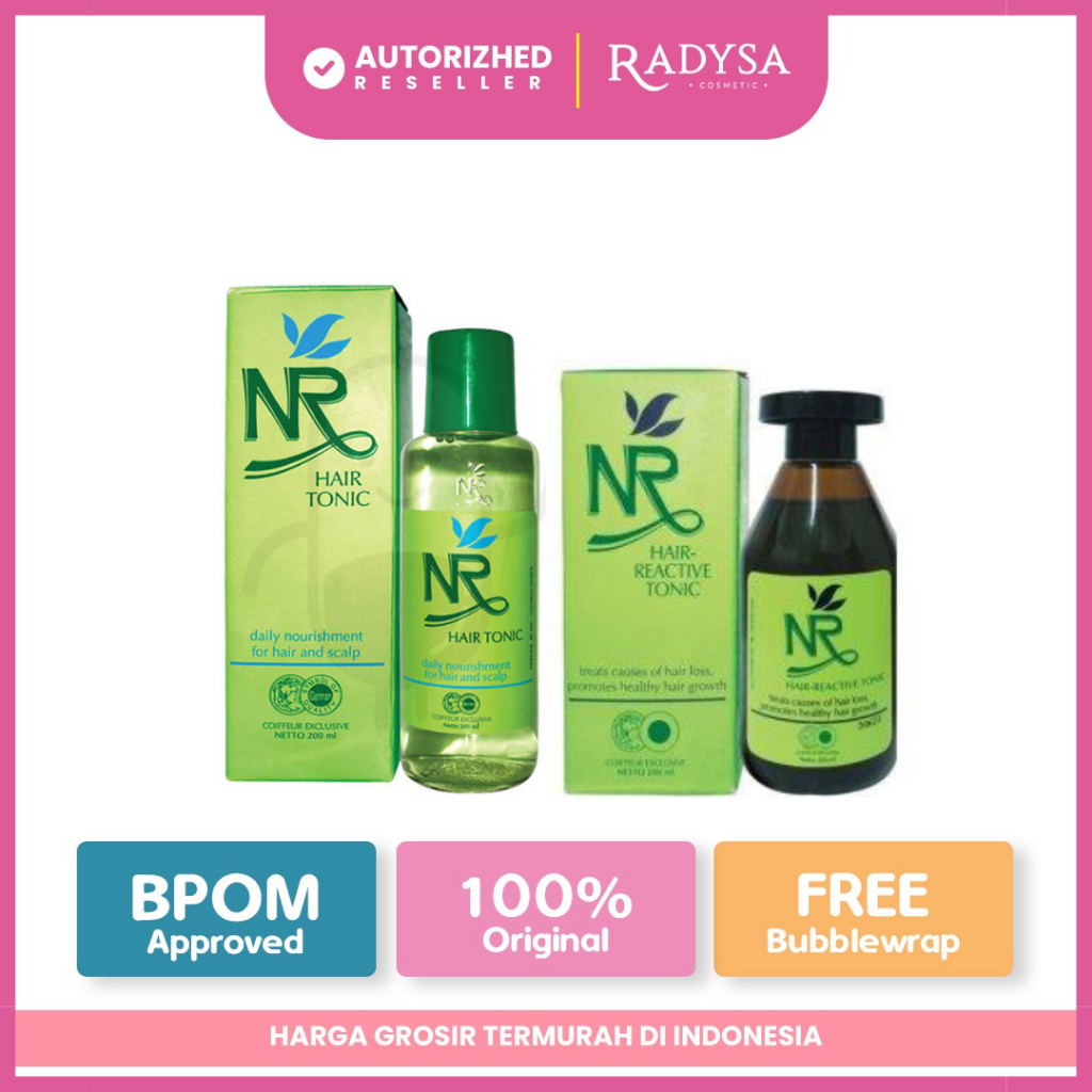 𝐑𝐀𝐃𝐘𝐒𝐀 - NR Hair Tonic &amp; NR Hair Reactive Tonic 200ml