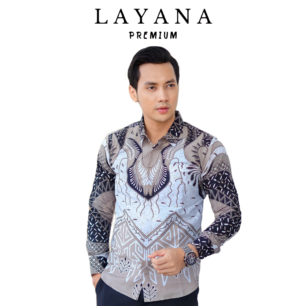 Kemeja Batik Wag Kang Slimfit Premium Baju Formal Nonformal