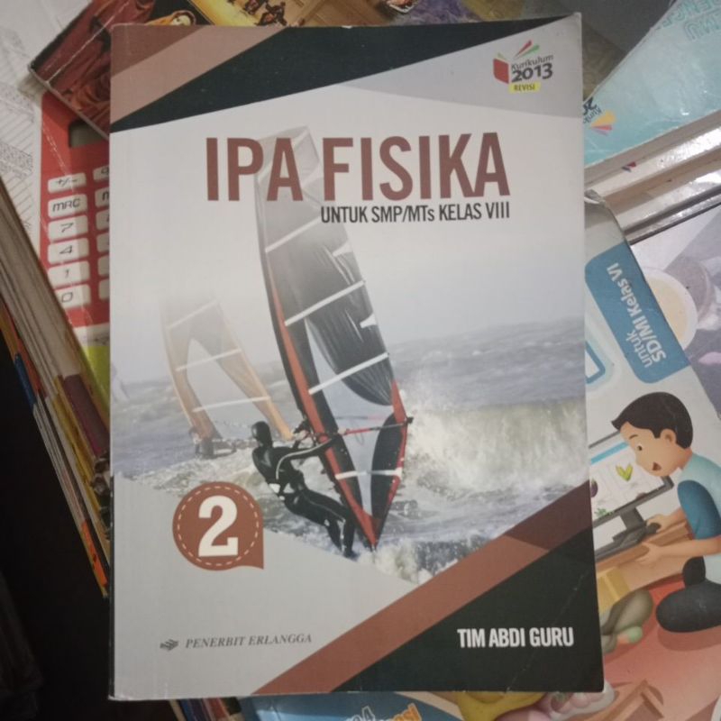 buku fisika SMP kelas 2-8 penerbit erlangga