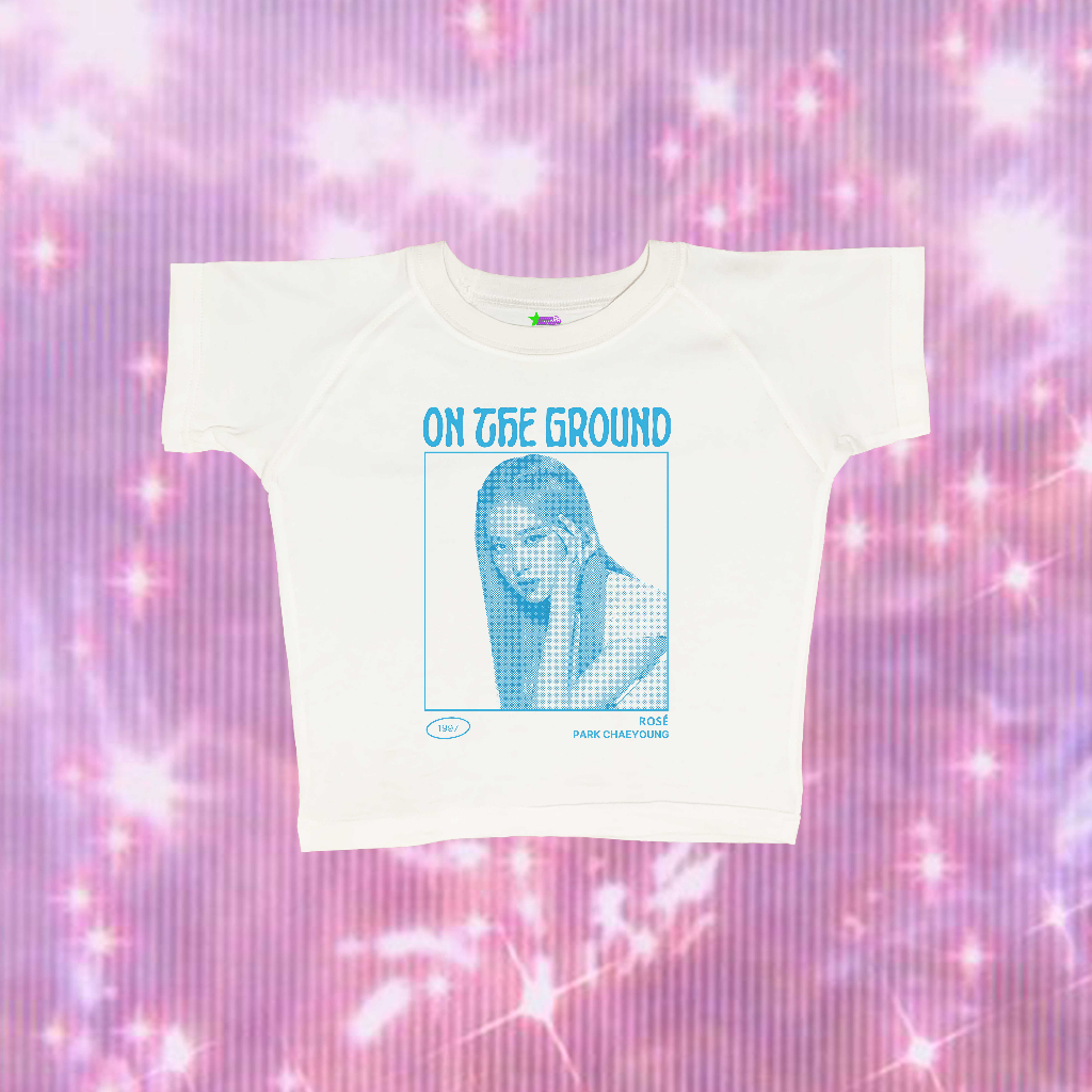 Rose Blackpink Y2K style - Crop top - Baby Tee