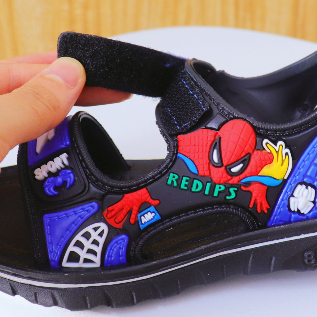 PROMO 10.10 PUNCAK OkayBaby B296 SANDAL GUNUNG SPIDERMAN ANAK LAKI2 IMPORT SNEAKERS PREMIUM