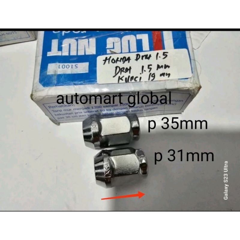 mur baut roda honda mobilio brio hrv crv brv jazz  merk fujita