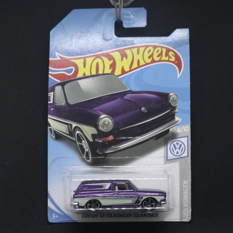 HOT WHEELS CUSTOM '69 VOLKSWAGEN SQUAREBACK UNGU / HW VW [PURPLE]