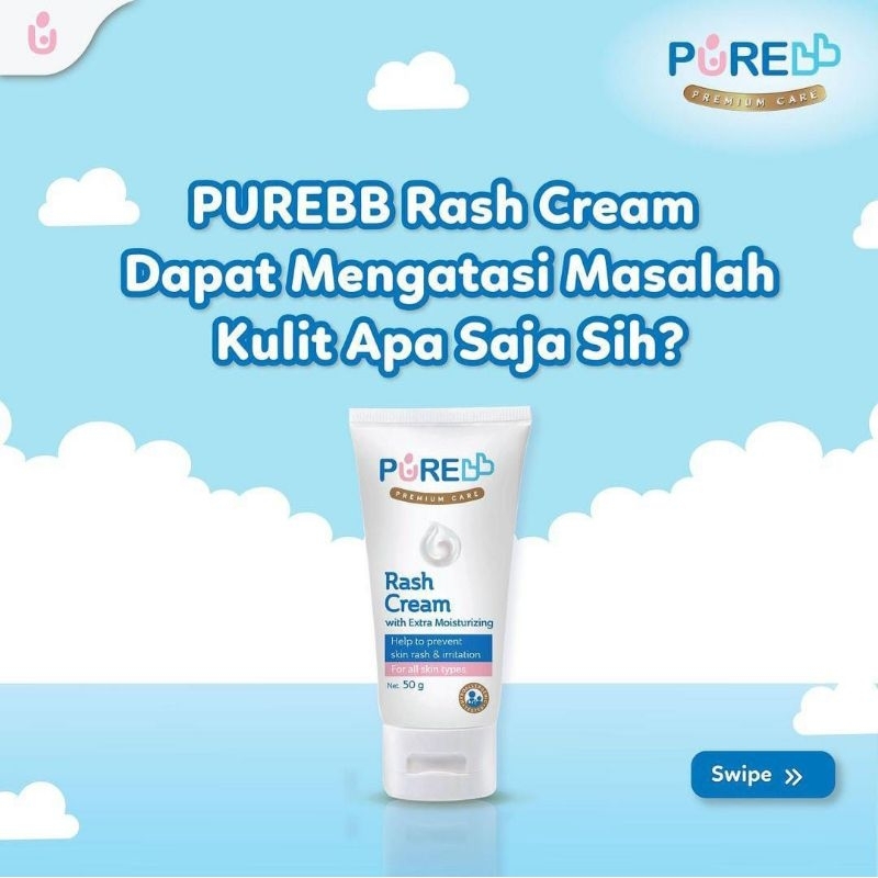 RASH CREAM PURE BABY/PUREBB/PUREKIDS 50g AUDREY BABY SHOP