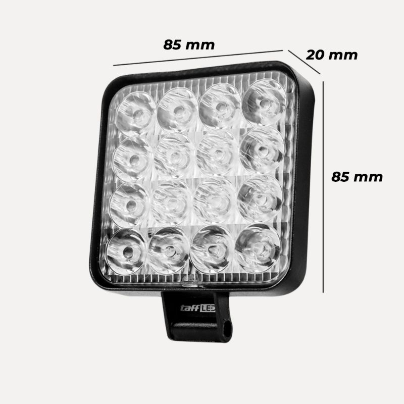 Lampu LED Sorot Tembak Worklight Mobil Motor Truck 12V 24V 48Watt Offroad Waterproof