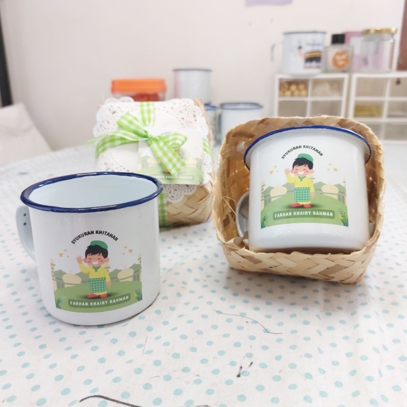 SOUVENIR GELAS/MUG CUSTOM KHITAN/SUNATAN