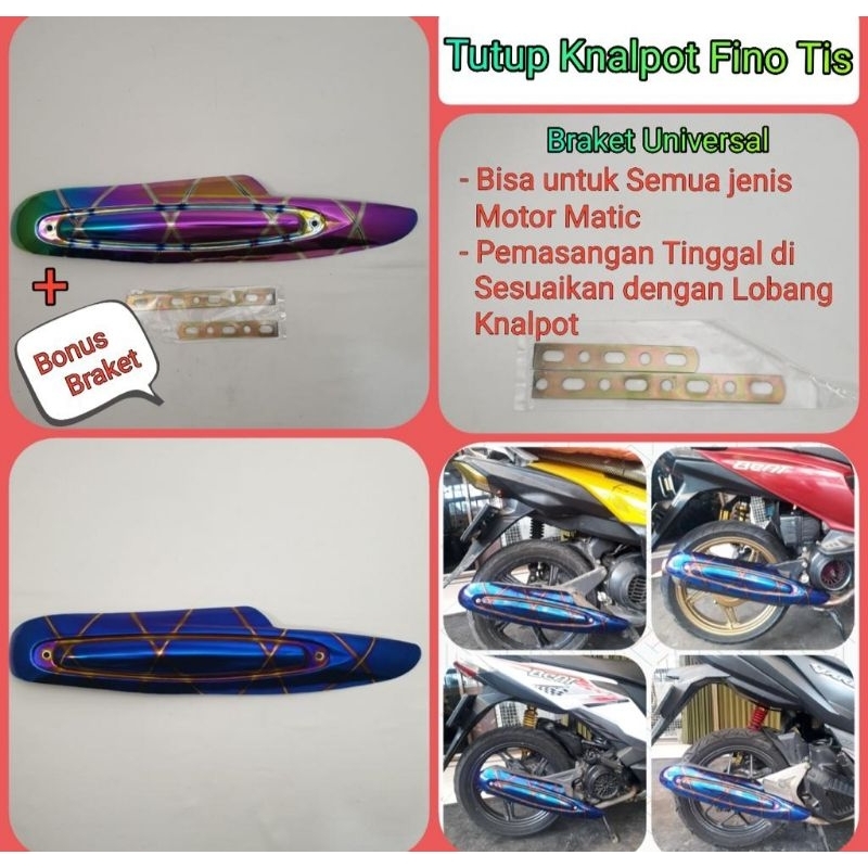 Tutup Knalpot Fino Two Tone Kualitas Terbaik