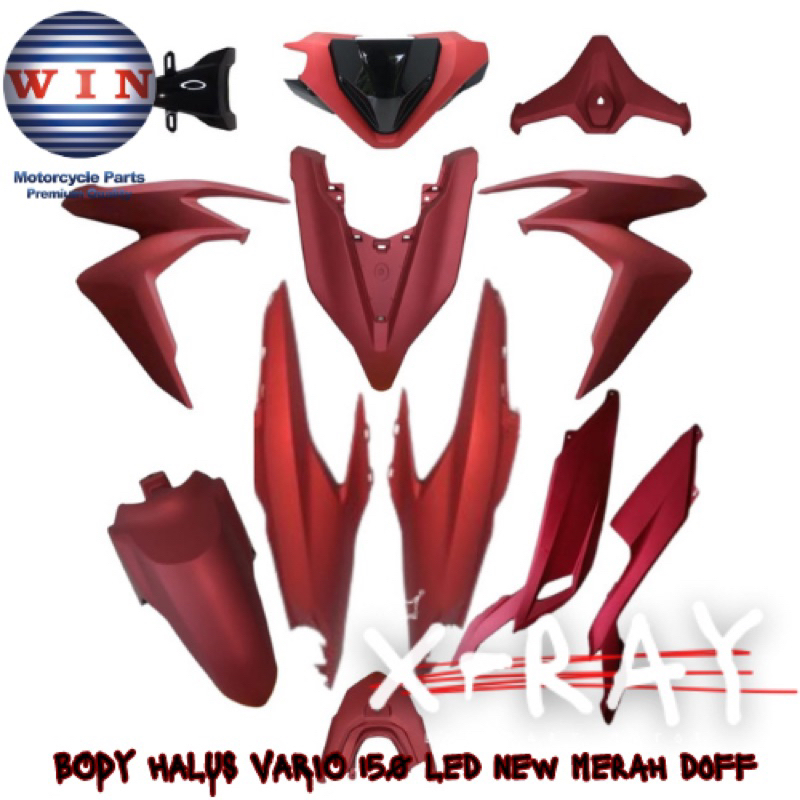 Komplit complete full set body halus kasar honda vario 125 150 LED new K59J 2018 2019 2020 2021 ori 