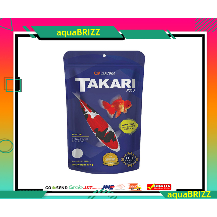 Promo Takari 250GR 250 gr 1mm Makanan Pakan Ikan Hias Fish Food