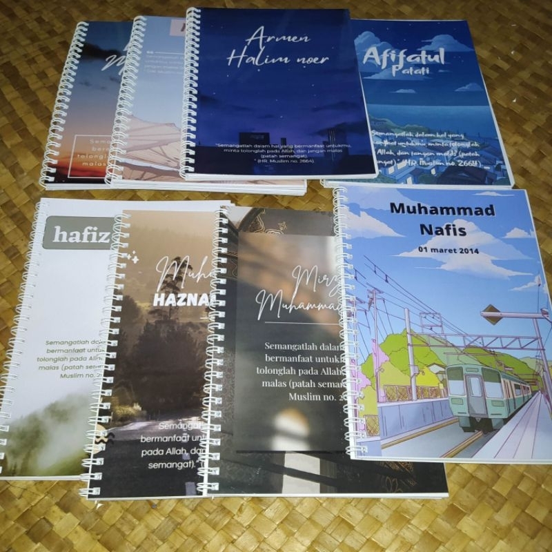 

Custom Notebook Spiral Gambar bebas dari kamu - Notebook buku tulis ukuran A5 A6