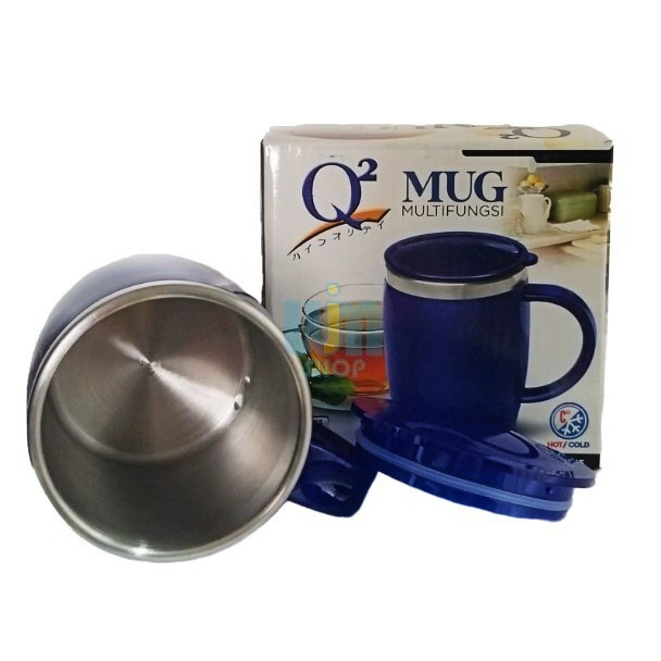 Q2 Vacuum Mug Tahan Panas Gelas Stainless 220 ml Q2-8255