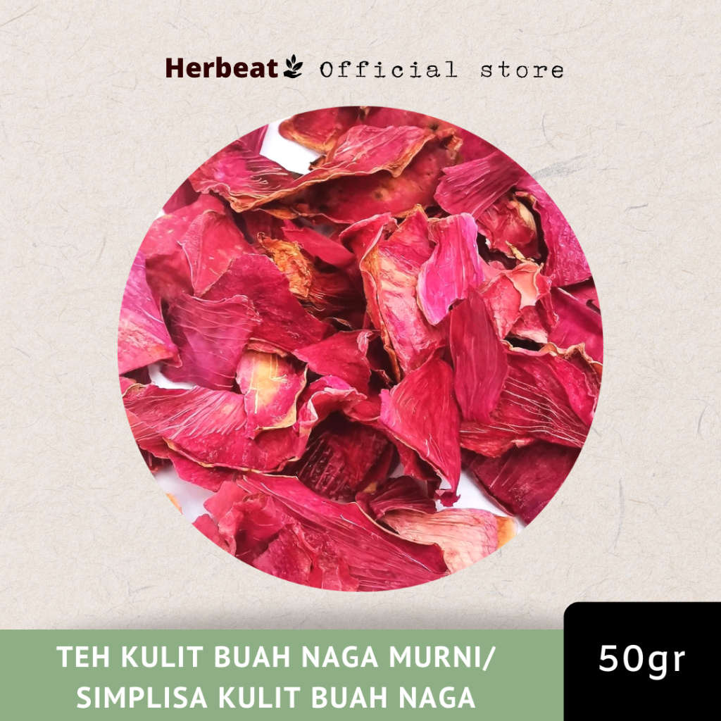 

50g Simplisa Kulit Buah Naga | Teh Kulit Buah Naga Kering | Tangan Pertama Pengolahan