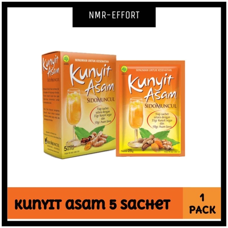 Sidomuncul Kunyit Asam 5s - 1 Pack