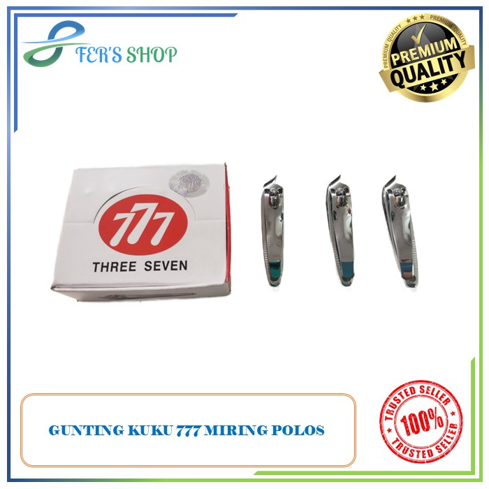 GUNTING KUKU 777 MIRING POLOS UKURAN SEDANG / GUNTING KUKU MIRING / PEDICURE / GUNTING KUKU