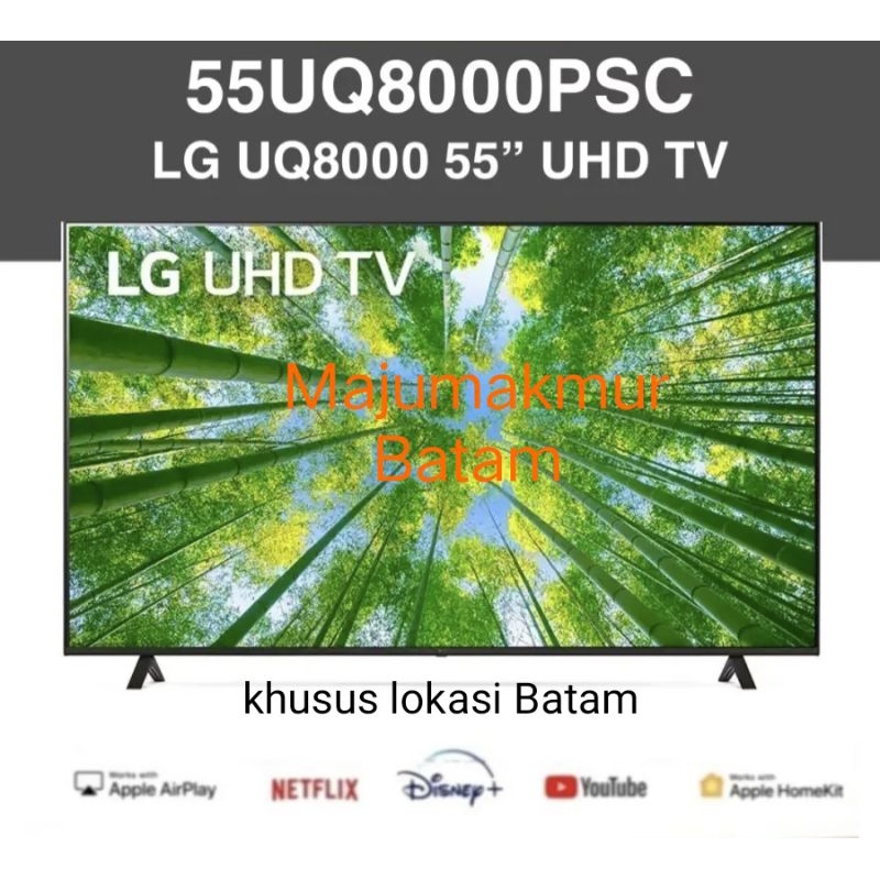SMART TV LG 55 INCH 55UQ8000PSC GARANSI REDMI