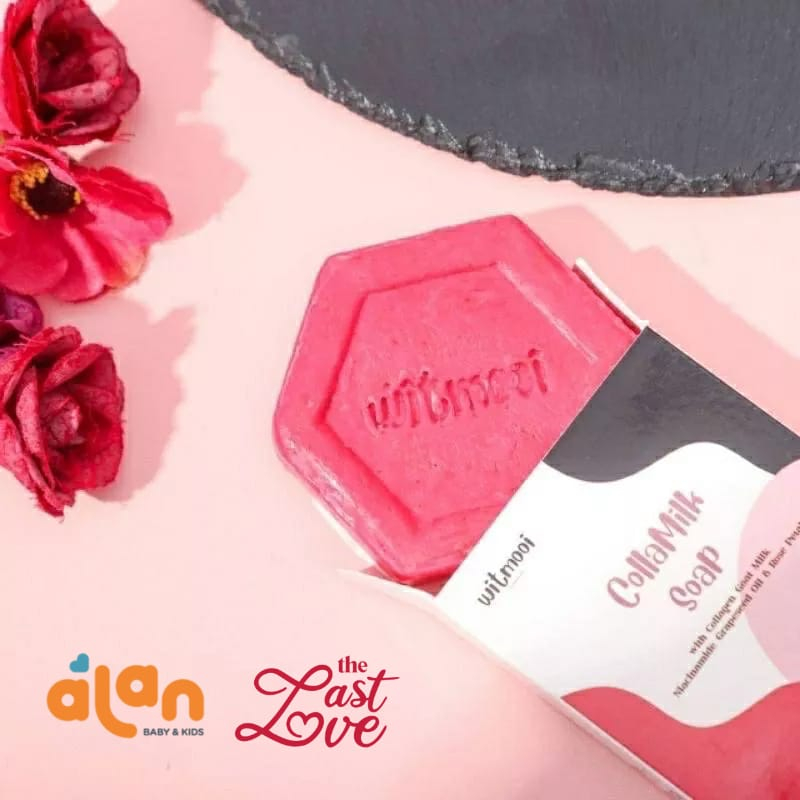 🩷 LastLove 🩷 Witmooi Colla Milk Soap 60g - Sabun Collagen