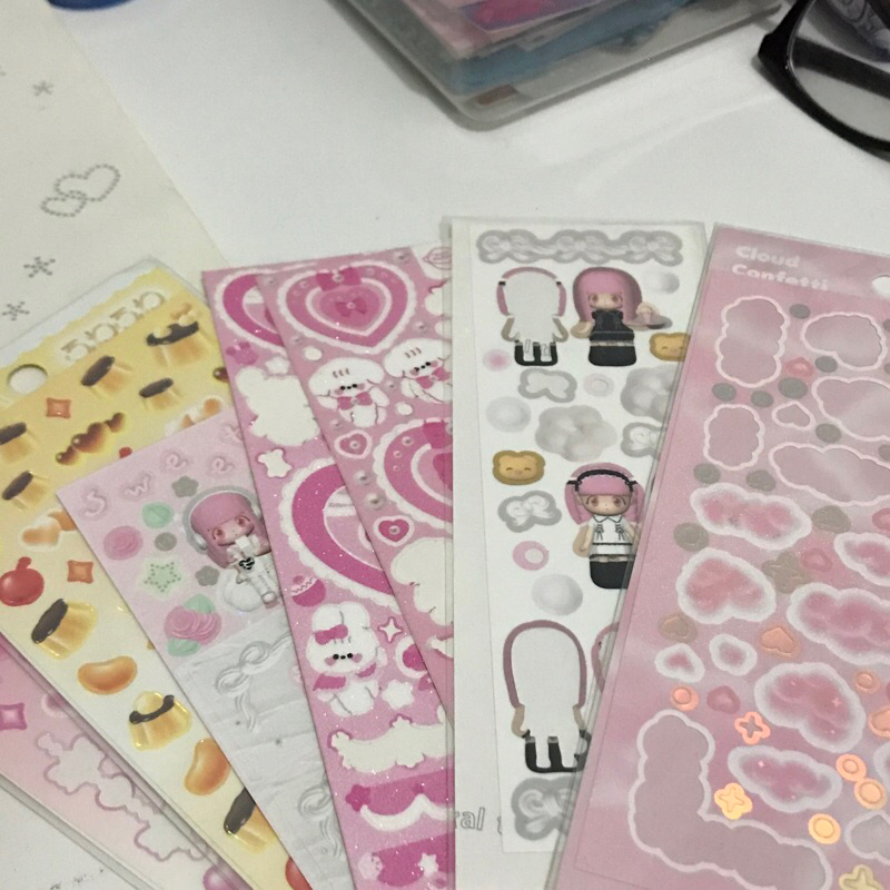 

preloved and new deco sticker from korea & thailand