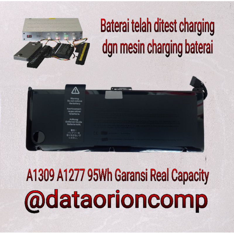 Baterai A1309 A1277 for Apple macbook pro 1721 2009 2010 mc226