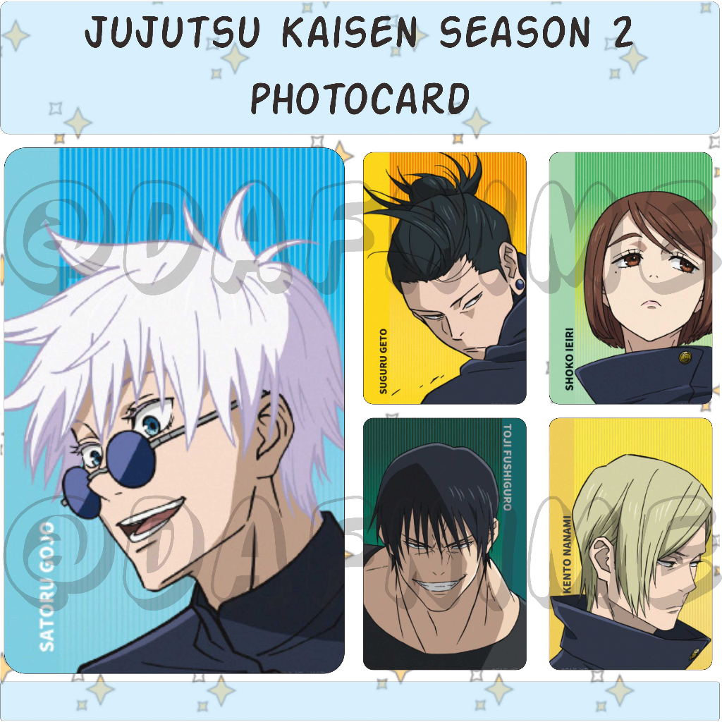 JUJUTSU KAISEN SEASON 2 EDITION PHOTOCARD ANIME