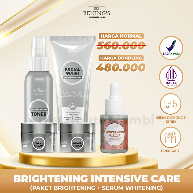 BRIGHTENING SKINCARE + WHITENING SERUM SALE!! DR. OKY PRATAMA BENING’S ( brightening intensive care)