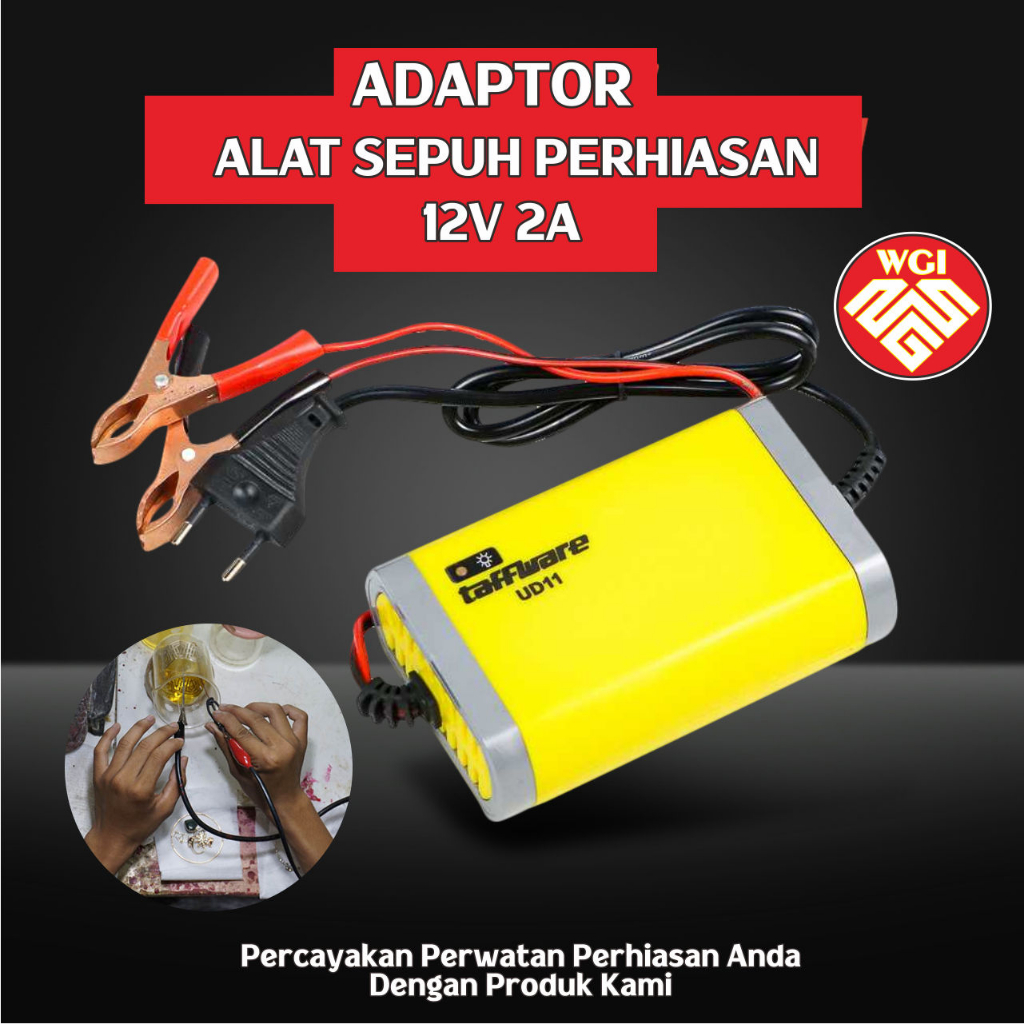 Adaptor Alat Bantu Penyepuhan Pewarna Pengkilap Perhiasan Emas Perak Silver Logam Mulia