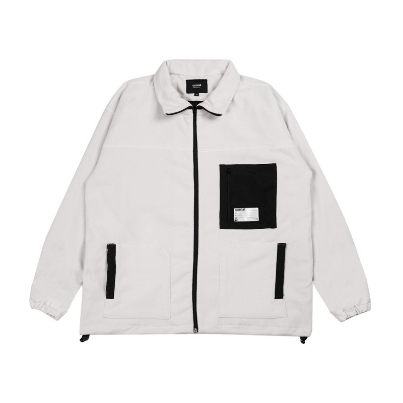 Gozeal - Sherpa Jacket - Vertical Cream