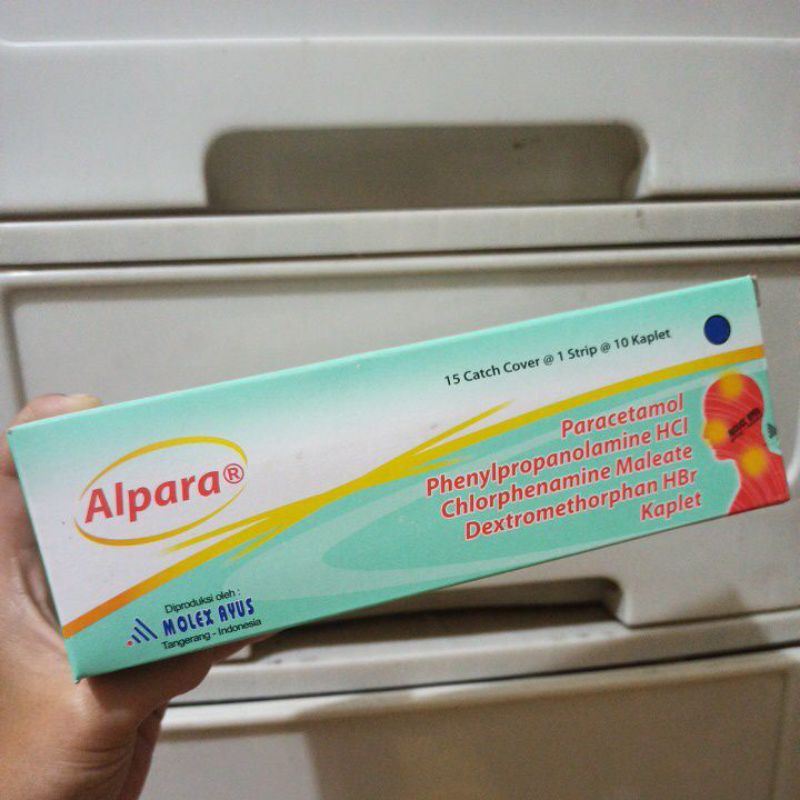 Alpara strip 10 kaplet demam sakit kepala flu dewasa