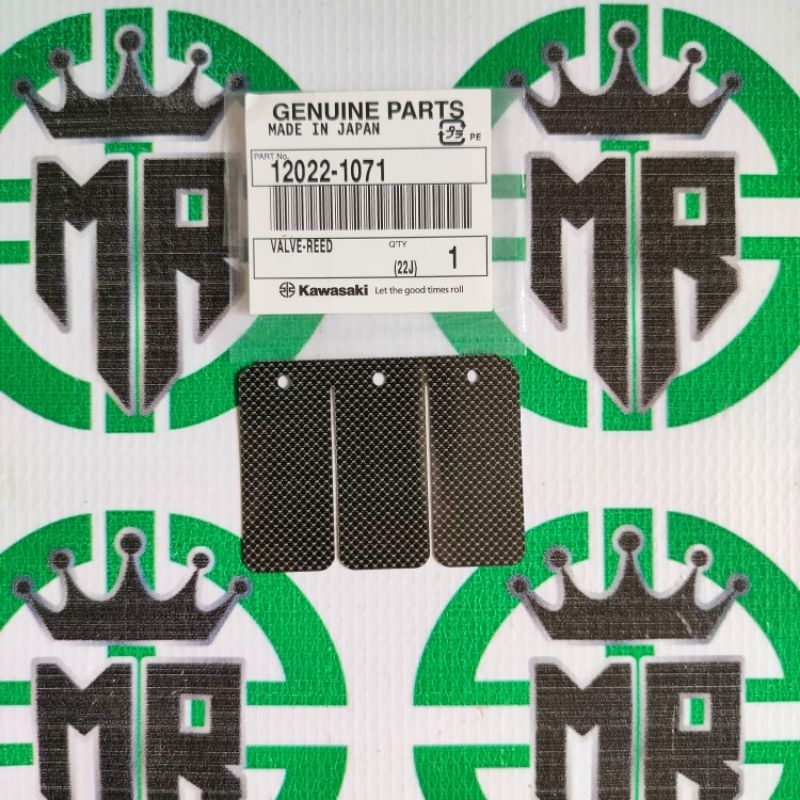 lidah membran carbon kawasaki kx 125 kx125 original